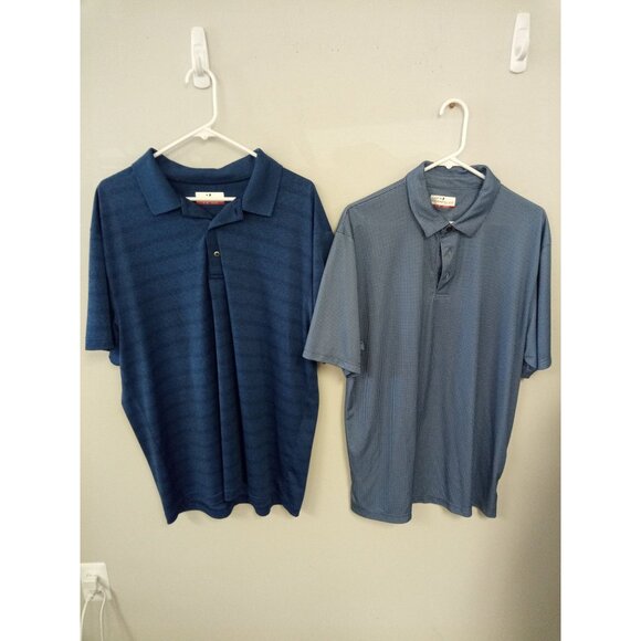 Bundle of 2 Men's Short Sleeve Blue Grand Slam Polos size XL - Picture 1 of 9